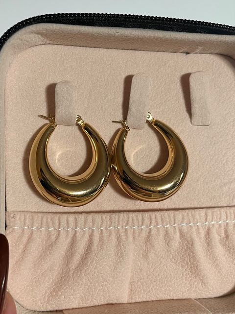 Holly Hoops | 18K Gold Plated