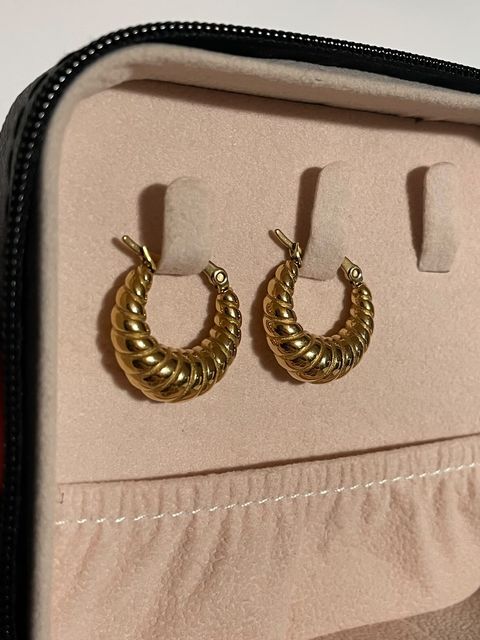 MiniCroissantHoops|14KGoldPlated